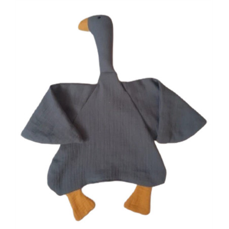 przytulanka muślinowa pieluszka GĘŚ