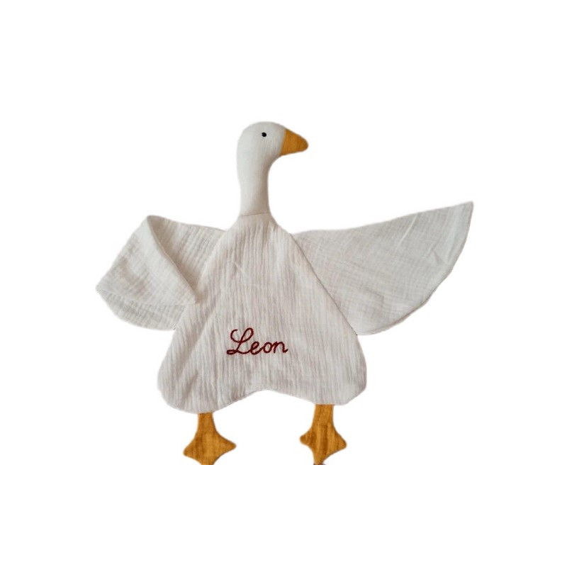 przytulanka muślinowa  pieluszka personalizacja imię