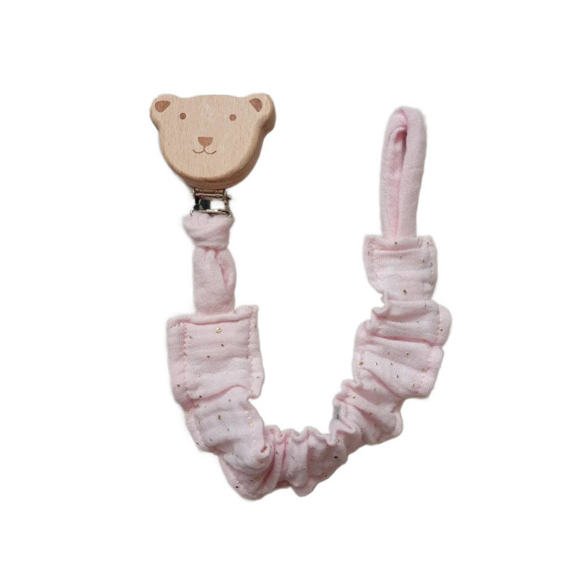 zawieszka muślinowa elastyczna do smoczka