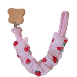 Muslinowa elastyczna zawieszka do smoczka