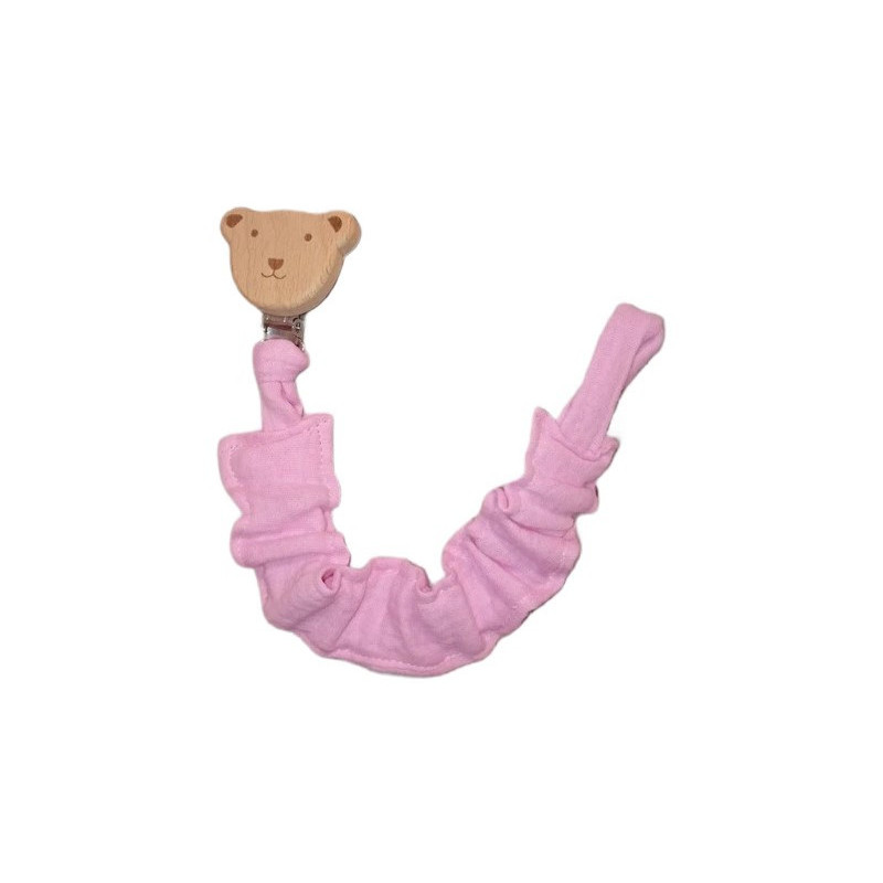 zawieszka do smoczka muslinowa elastyczna