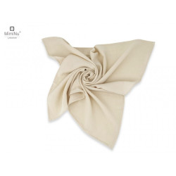 Pieluszka 30x30 cm MUŚLIN bawełna 100% beż 2-pak