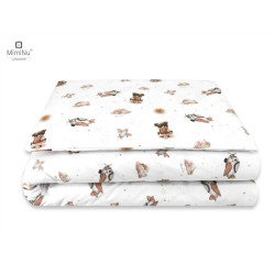 KIECZMERSKI Pościel C-2 100x135 cm MIMINU DESIGN Misie beż bawełna 100%