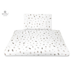 KIECZMERSKI Pościel C-2 100x135 cm MIMINU DESIGN Listki bawełna 100%