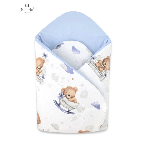 KIECZMERSKI Rożek standard 75x75 cm MIMINU DESIGN Misiowe Sny błękit bawełna 100%